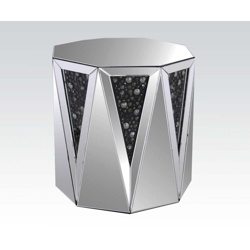 ACME 82777 Noor End Table, Mirrored