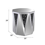 ACME 82777 Noor End Table, Mirrored