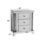 ACME 82779 Noralie Accent Table, Mirrored