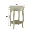 ACME 82785 Aberta Side Table, Antique White