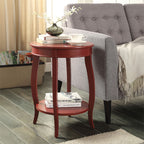 ACME 82787 Aberta Side Table, Red