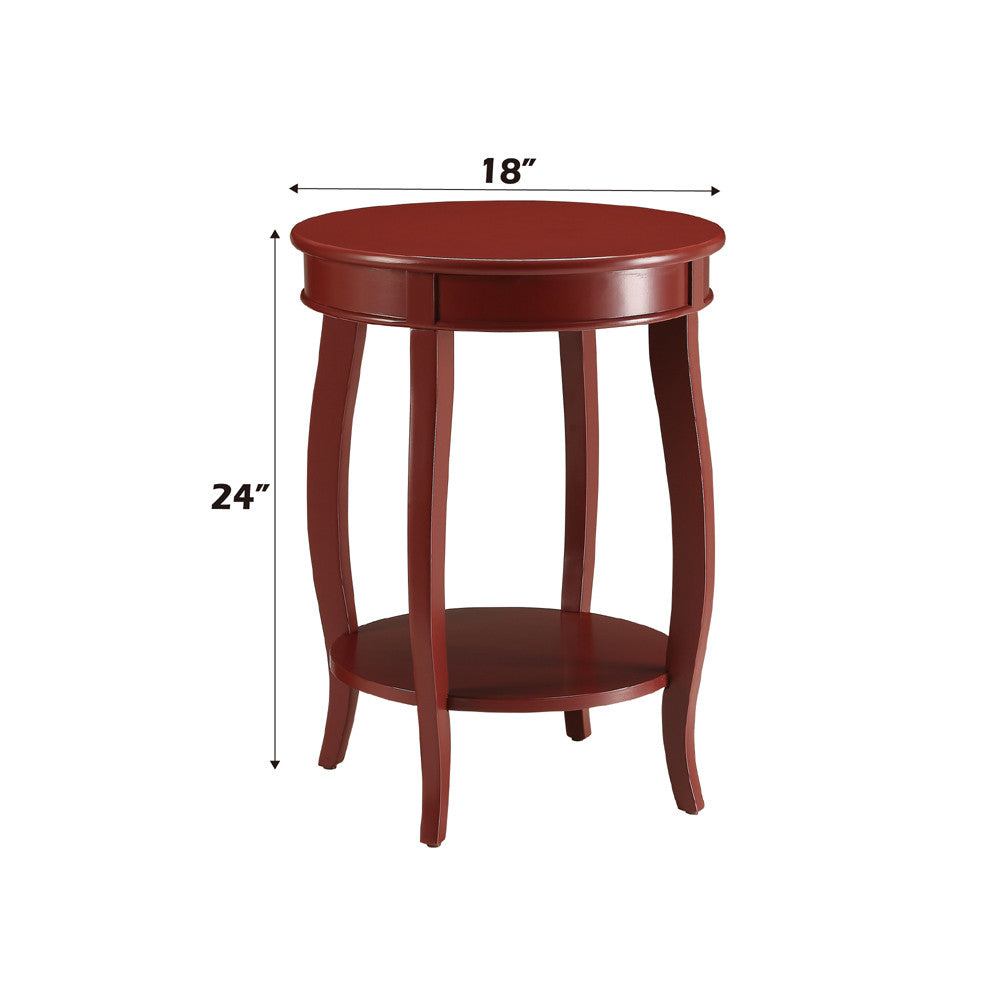 ACME 82787 Aberta Side Table, Red