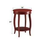 ACME 82787 Aberta Side Table, Red