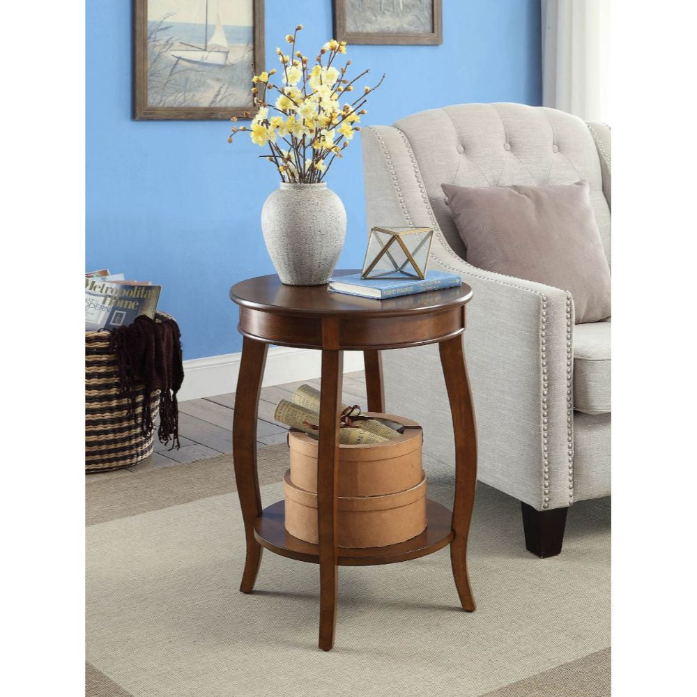 ACME 82789 Aberta Walnut Accent Table