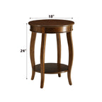 ACME 82789 Aberta Walnut Accent Table