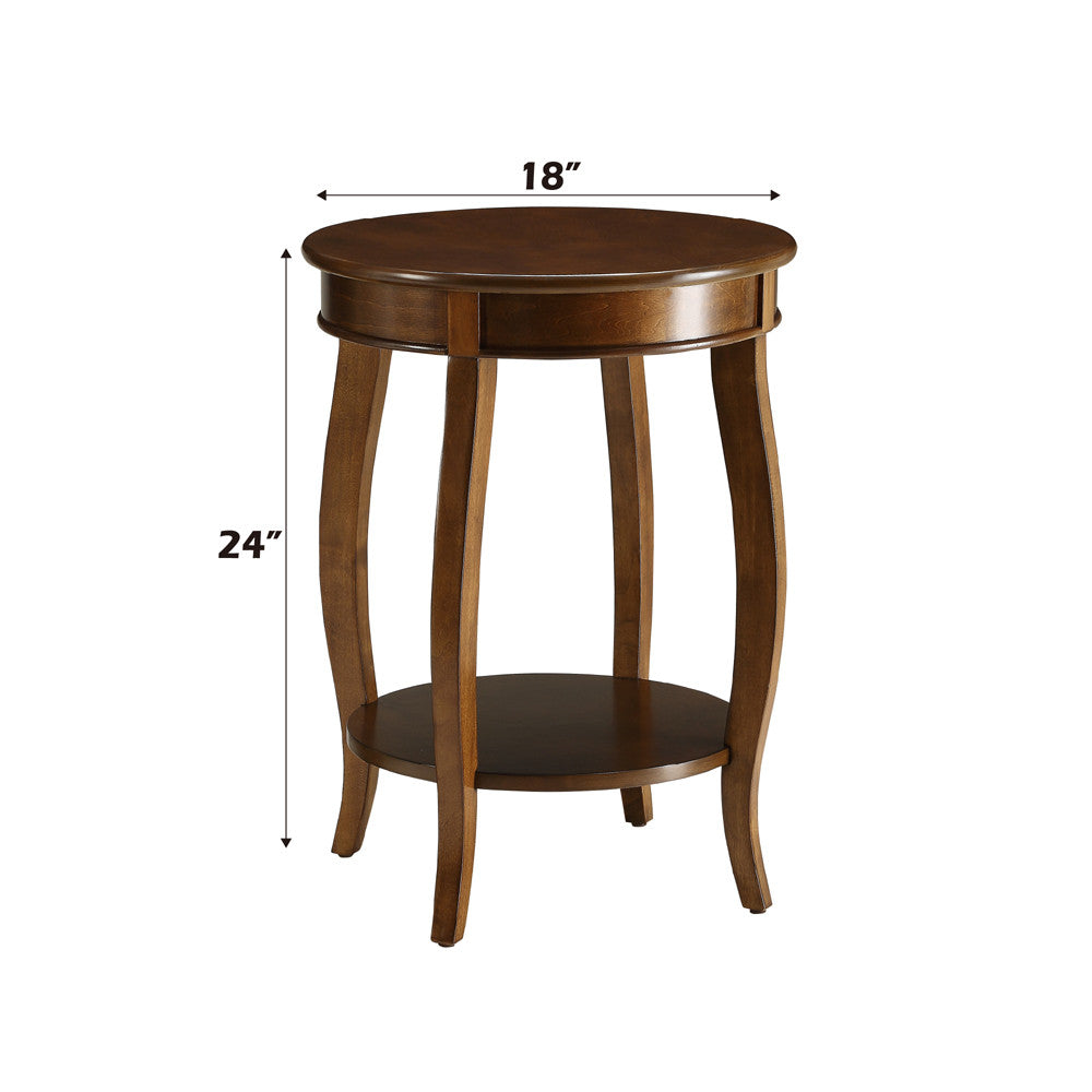 ACME 82789 Aberta Walnut Accent Table