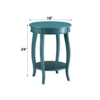 ACME 82790 Aberta Side Table, Teal