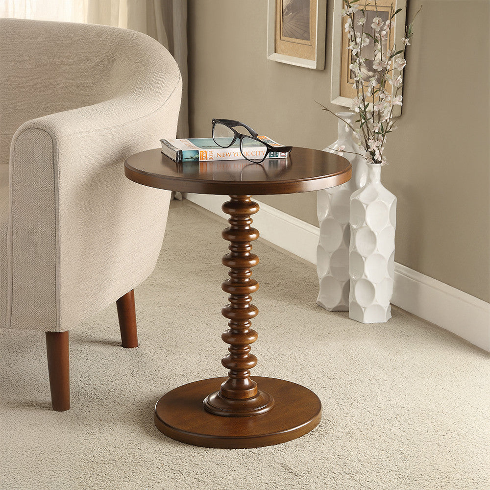 ACME 82792 Acton Side Table, Walnut