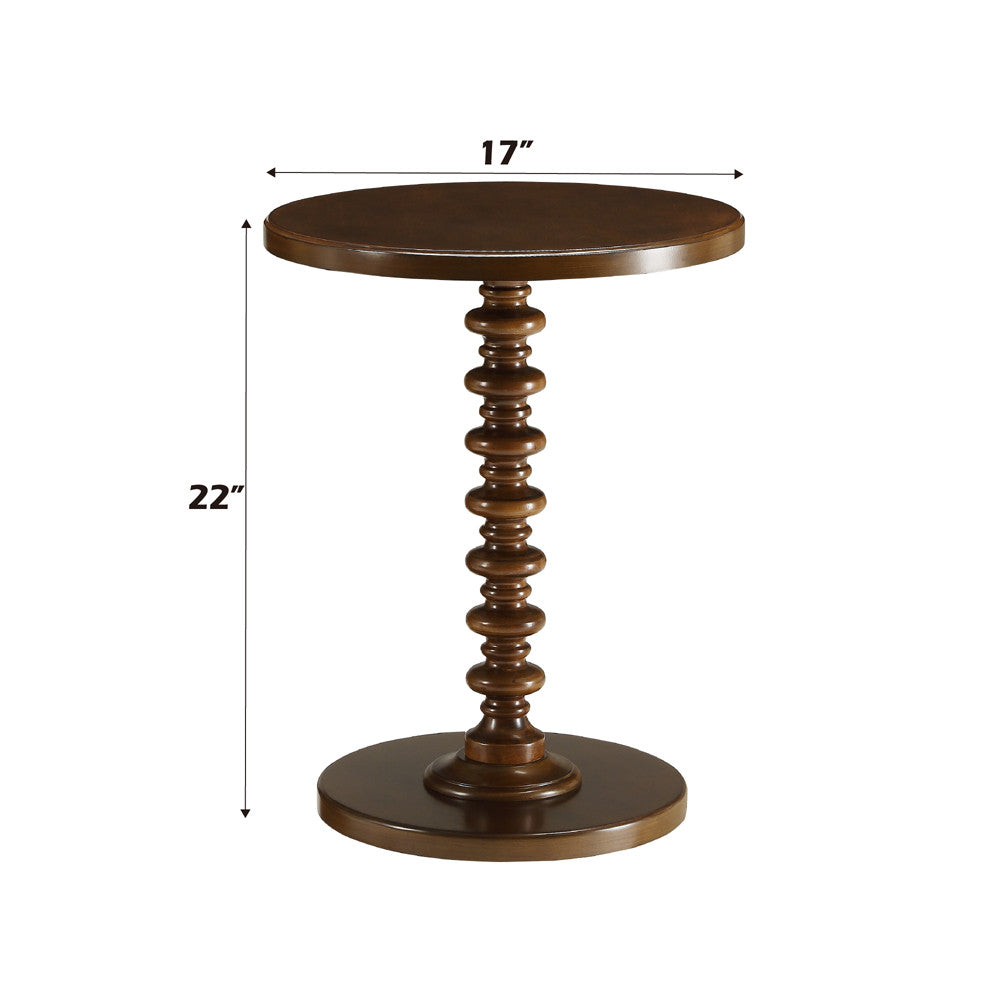 ACME 82792 Acton Side Table, Walnut