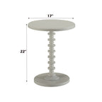 ACME 82796 Acton Side Table, White