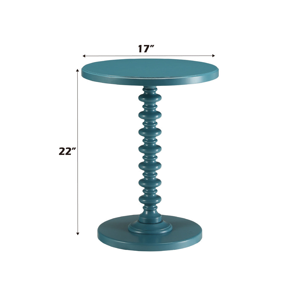 ACME 82798 Acton Side Table, Teal