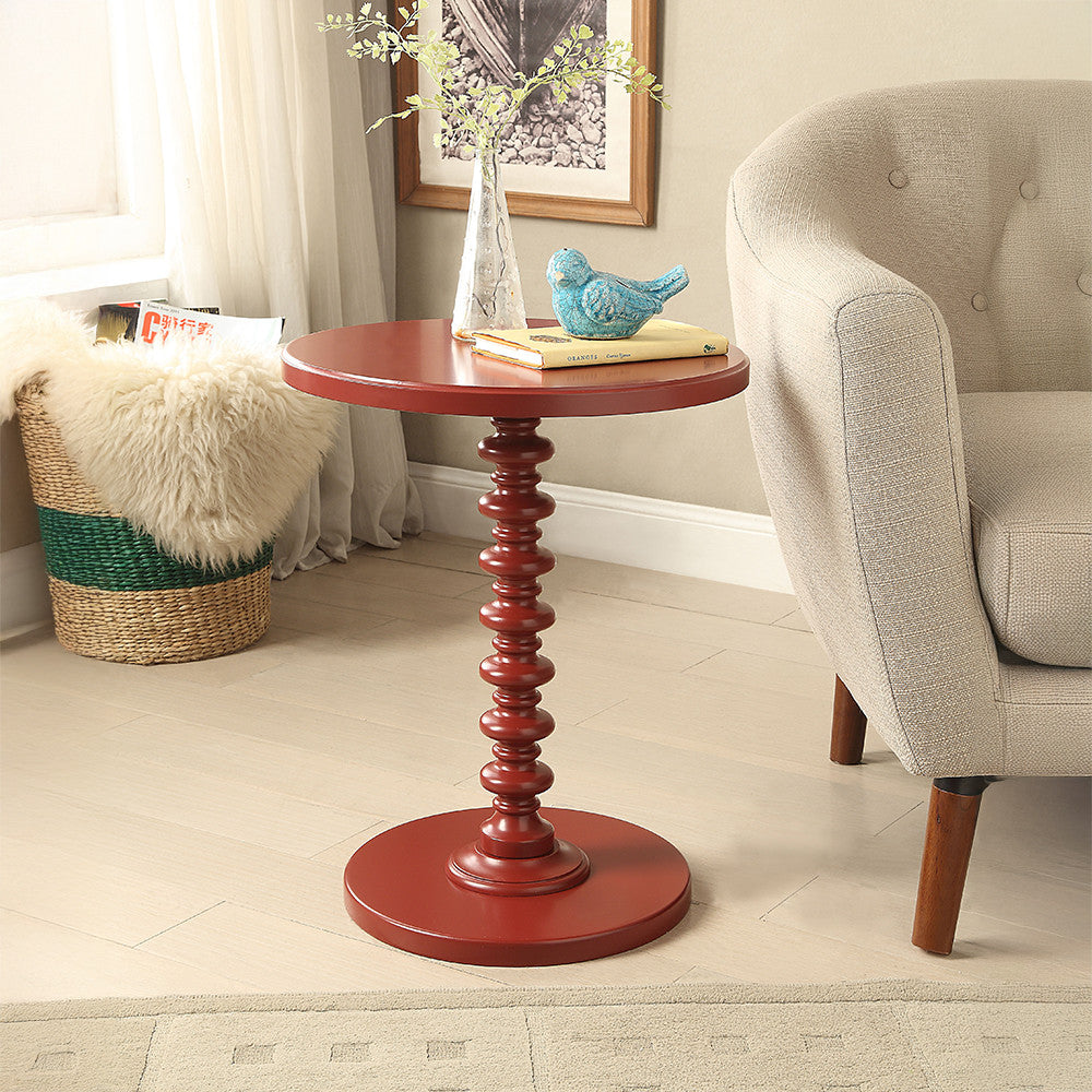 ACME 82800 Acton Side Table, Red