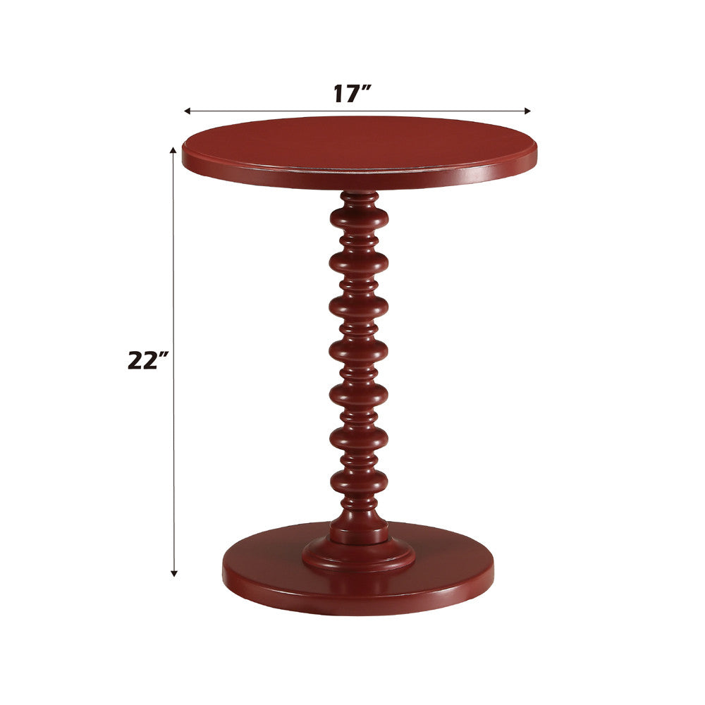 ACME 82800 Acton Side Table, Red