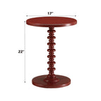ACME 82800 Acton Side Table, Red