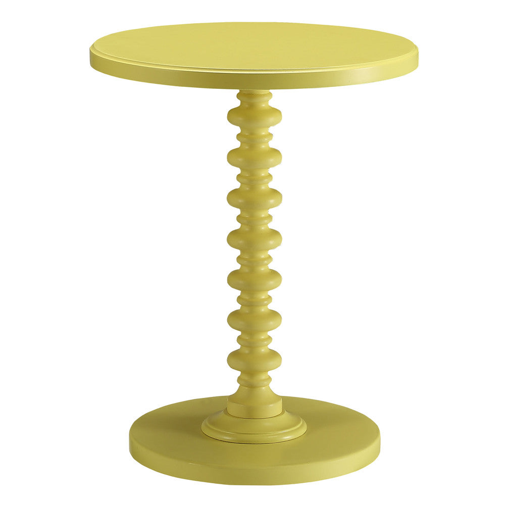 ACME 82802 Acton Side Table, Yellow