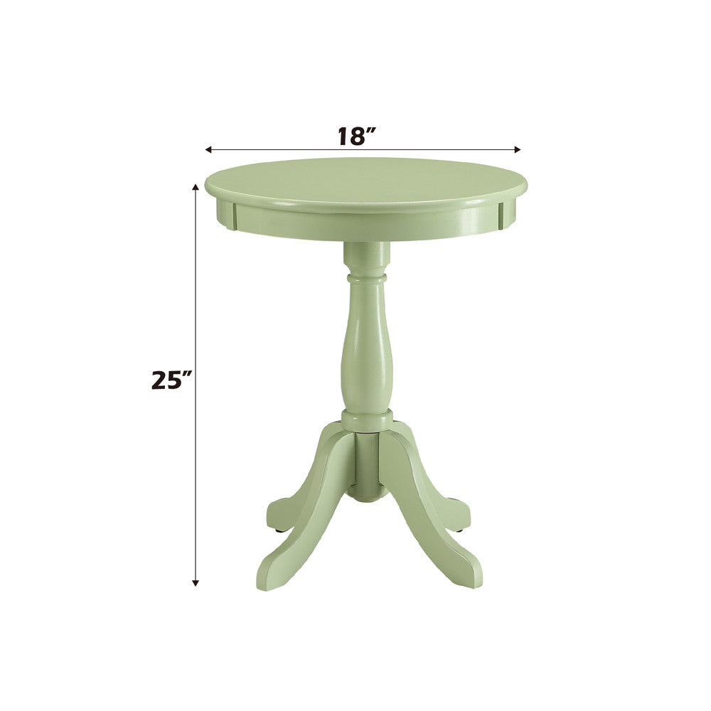 ACME 82810 Alger Side Table, Light Green