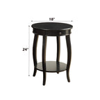 ACME 82812 Alysa Accent Table, Black