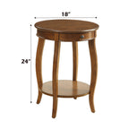 ACME 82814 Alysa End Table, Walnut