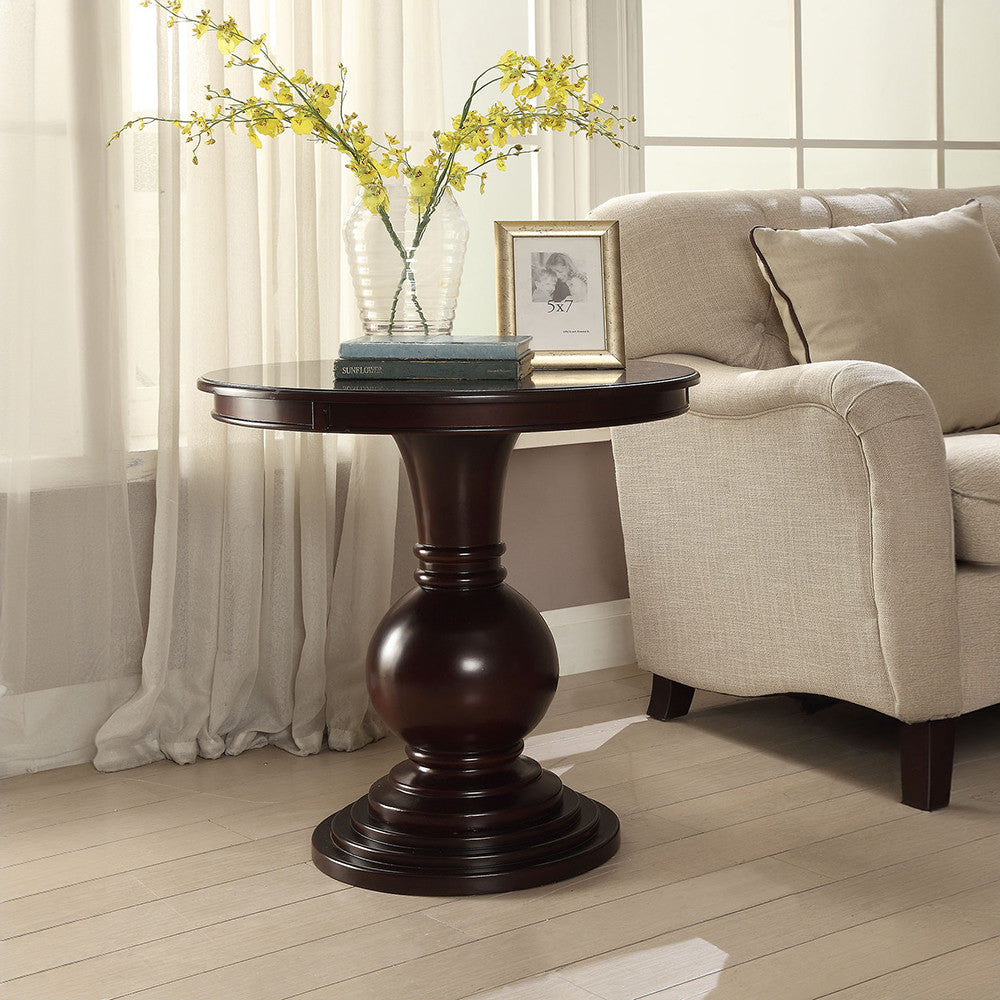 ACME 82816 Alyx Accent Table, Espresso