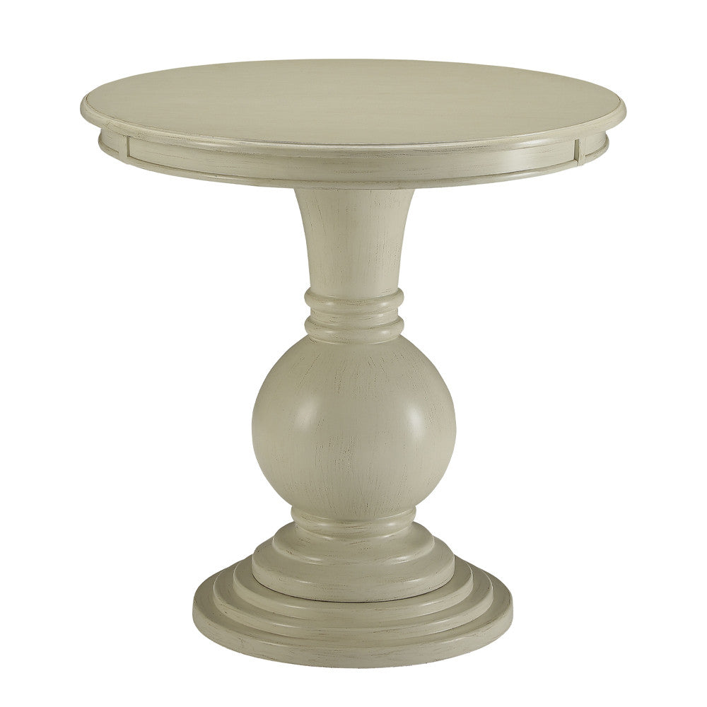 ACME 82818 Alyx Accent Table, Antique White