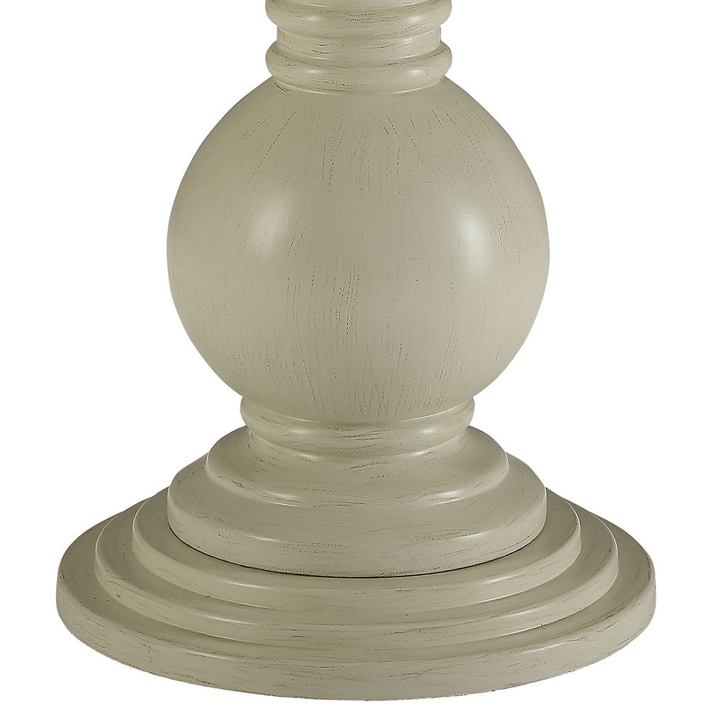 ACME 82818 Alyx Accent Table, Antique White