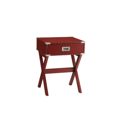 ACME 82820 Babs End Table, Red
