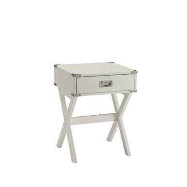 ACME 82824 Babs End Table, White