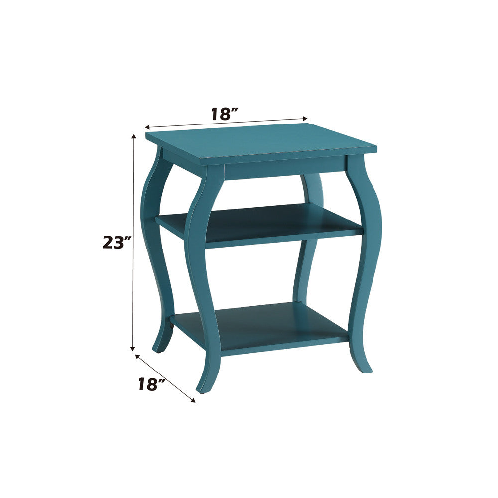 ACME 82832 Becci End Table, Teal