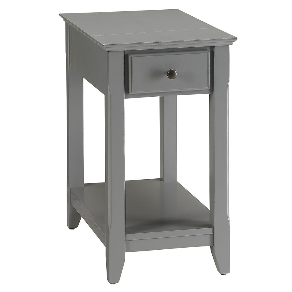 ACME 82838 Bertie Side Table, Gray
