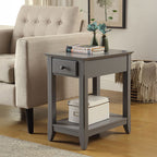 ACME 82838 Bertie Side Table, Gray