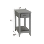 ACME 82838 Bertie Side Table, Gray