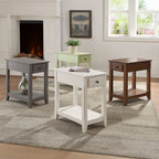 ACME 82838 Bertie Side Table, Gray