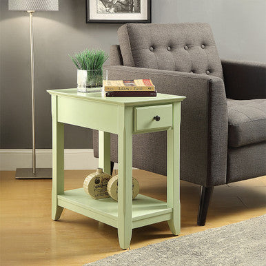 ACME 82840 Bertie Side Table, Light Green