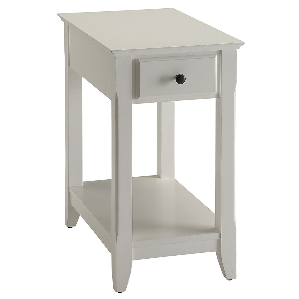 ACME 82842 Bertie Side Table, White