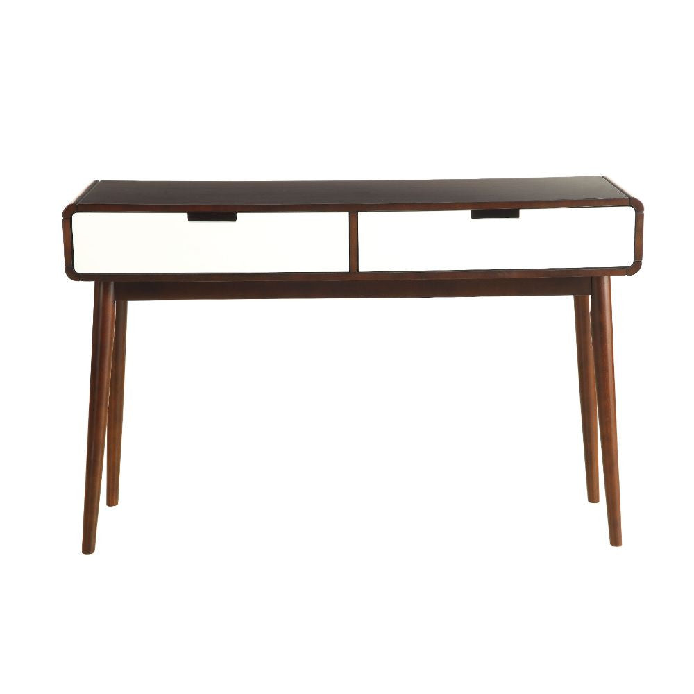 ACME 82854 Christa Sofa Table, Espresso & White