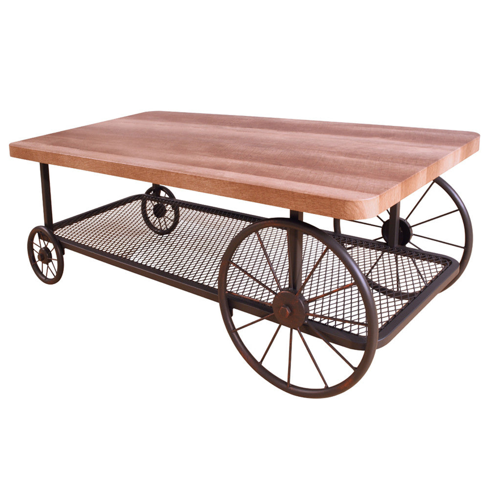 ACME 82860 Francie Coffee Table, Oak & Antique Gray