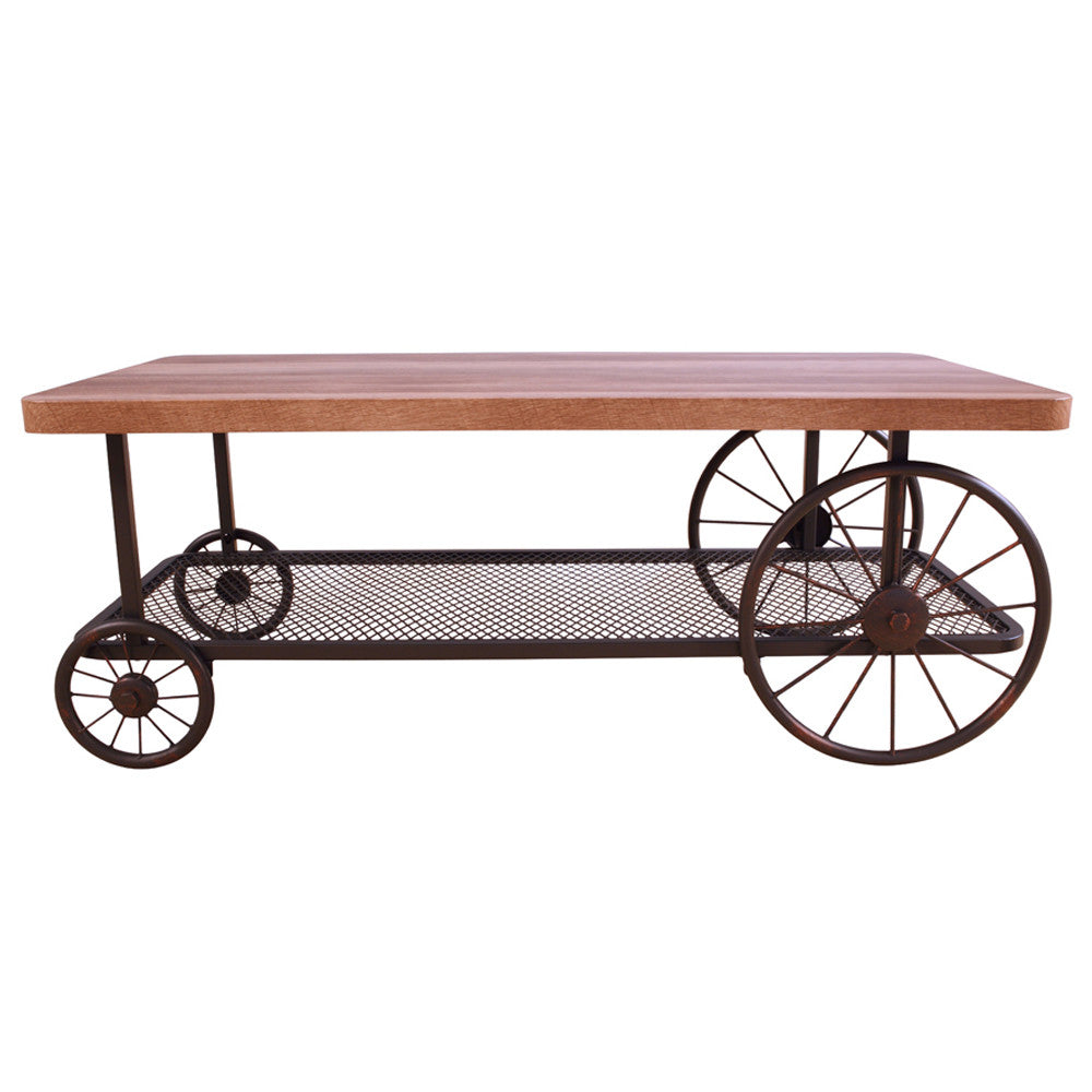 ACME 82860 Francie Coffee Table, Oak & Antique Gray