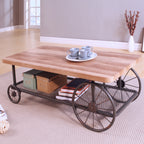 ACME 82860 Francie Coffee Table, Oak & Antique Gray