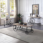 ACME 82860 Francie Coffee Table, Oak & Antique Gray