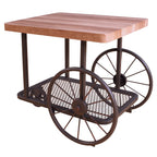 ACME 82862 Francie End Table, Oak & Antique Gray