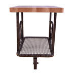 ACME 82862 Francie End Table, Oak & Antique Gray