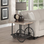ACME 82862 Francie End Table, Oak & Antique Gray