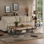 ACME 82862 Francie End Table, Oak & Antique Gray