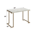 ACME 82873 Boice II Sofa Table, Faux Marble & Champagne