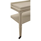 ACME 82908 Frisco Tray Table, Antique White