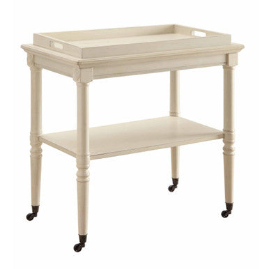 ACME 82908 Frisco Tray Table, Antique White