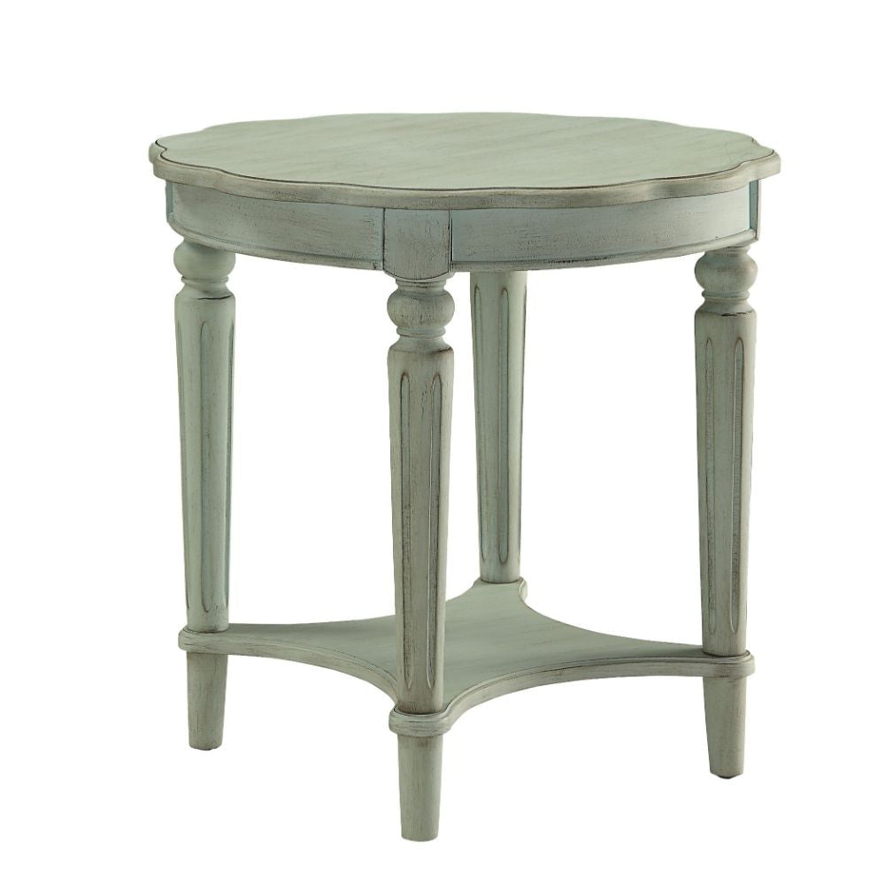 ACME 82912 Fordon End Table, Antique Green