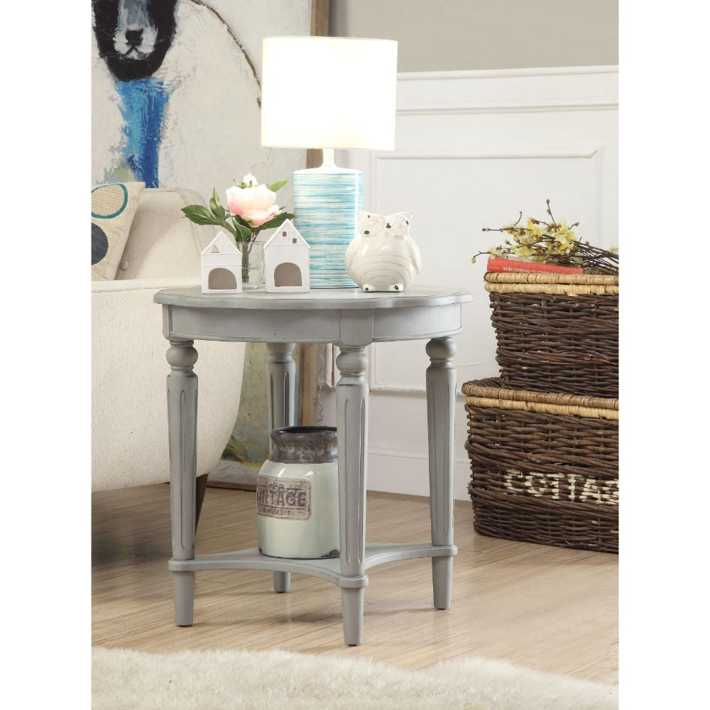 ACME 82917 Fordon End Table, Antique Green