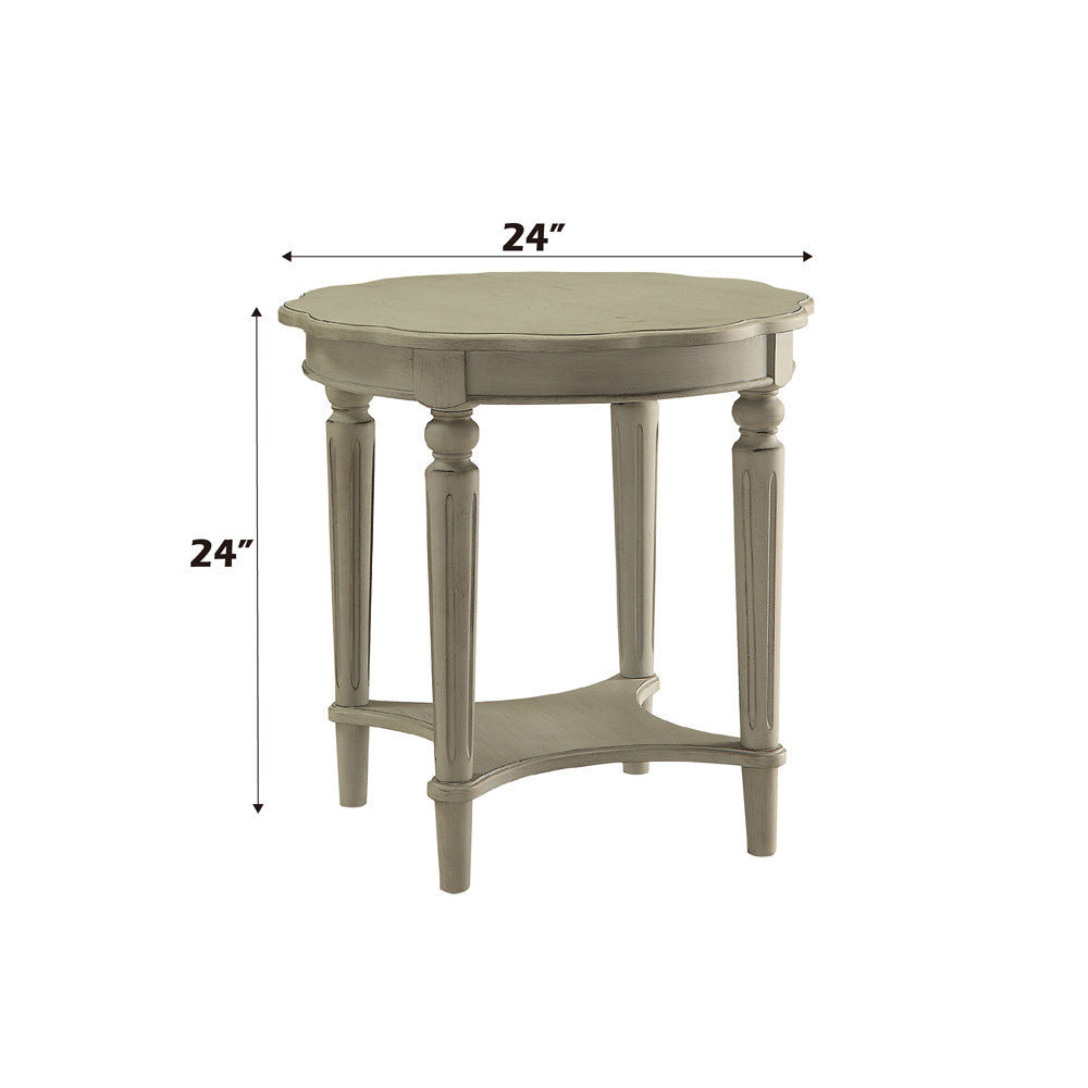 ACME 82917 Fordon End Table, Antique Green