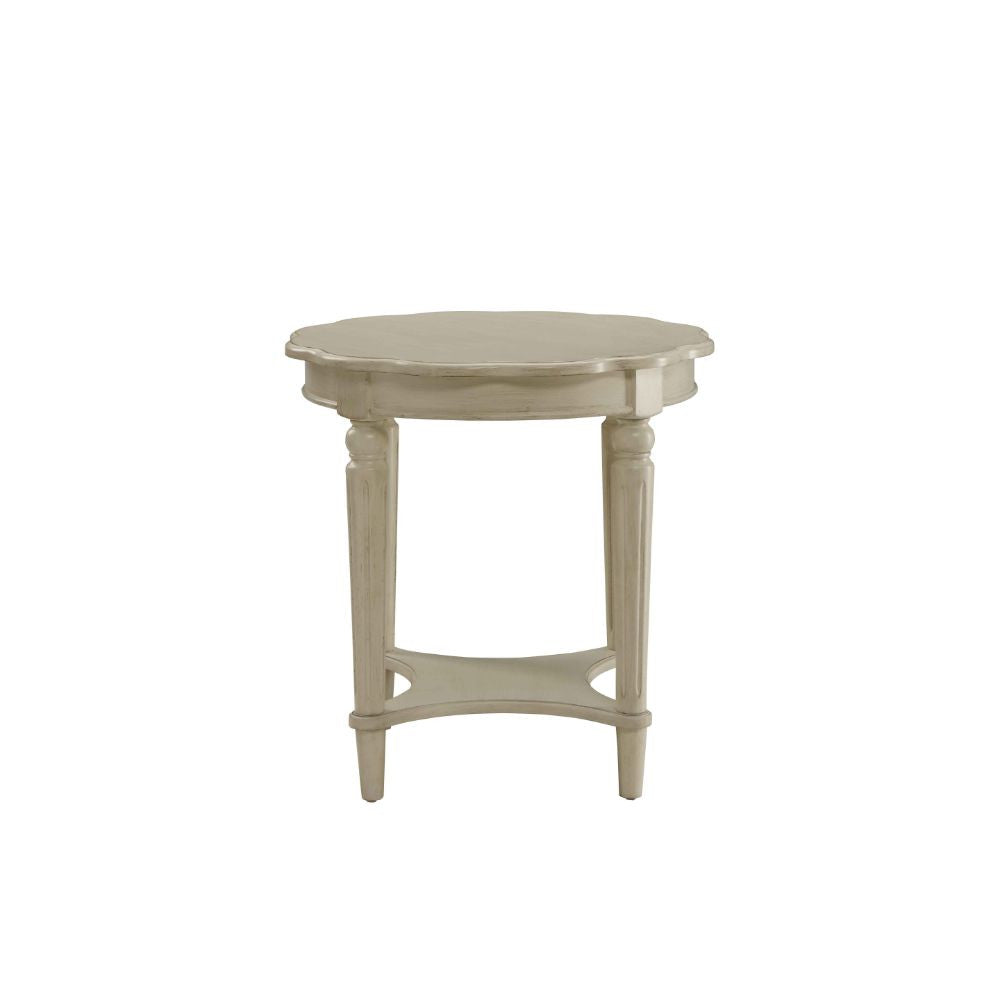 ACME 82922 Fordon End Table, Antique White